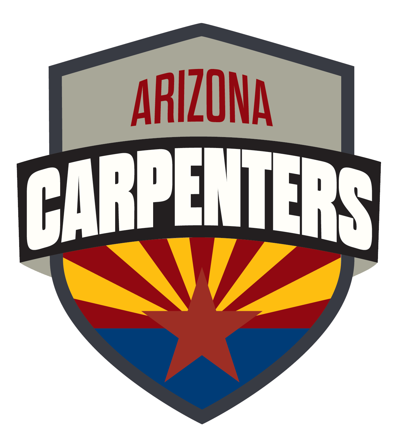 A logo of arizona carpenters