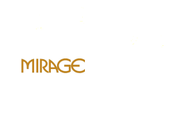 A black and white picture of the mirage builders logo.