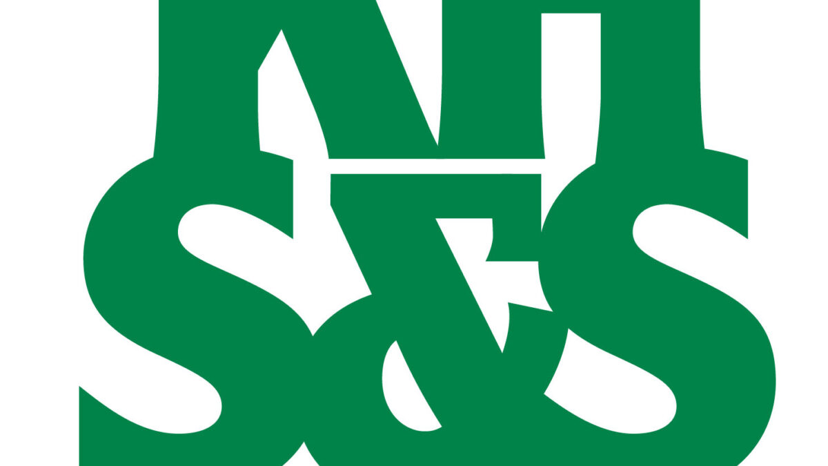 A green logo of the company kh & s contractors.
